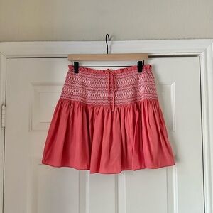 Mustard Seed Dusty Rose Smocked Skort